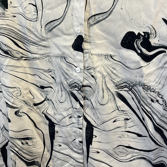 100% Cotton Icône ink blot blouse - Picture 2 of 5